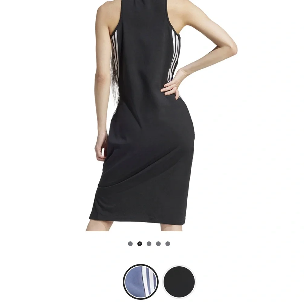 Adidas Future Icons 3-stripe Slip on Jersey Dress-Medium - Picture 8 of 9